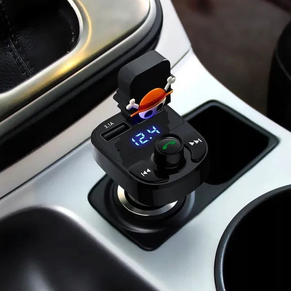 TRANSMITER FM BLUETOOTH MP3 2xUSB microSD DO AUTA