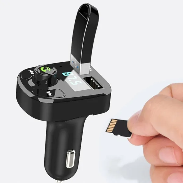 TRANSMITER FM BLUETOOTH MP3 2xUSB microSD DO AUTA