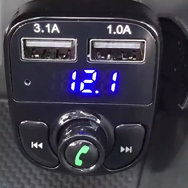 TRANSMITER FM BLUETOOTH MP3 2xUSB microSD DO AUTA
